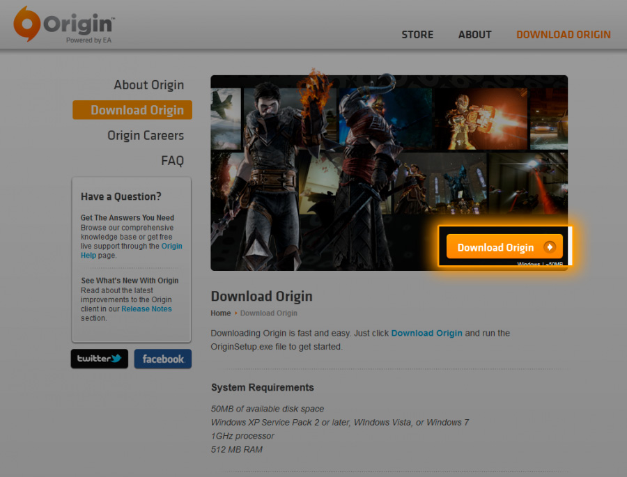 Kde stáhnout Origin?