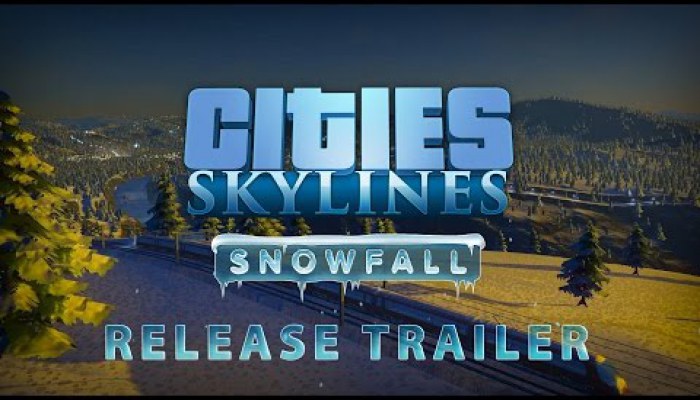 Cities Skylines Snowfall - video