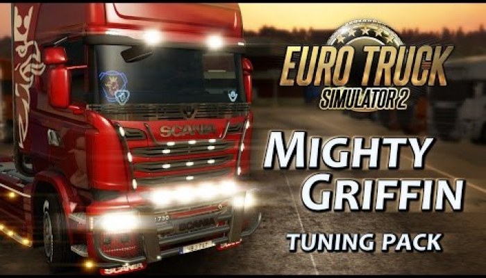 Euro Truck Simulator 2 Mighty Griffin Tuning Pack - video